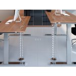 ASA 01007000002 Kabelový organizér HELIX délka 700-1100mm šířka 120mm chrom/neutral – Zboží Živě