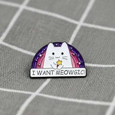 Pinarna Bílá kočička I want moewgic! Já chci mňaugii! – Zboží Dáma