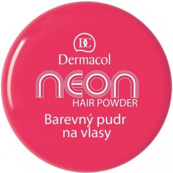 Dermacol Neon Hair Powder barevný pudr na vlasy 09 Pink with glitters 2,2 g