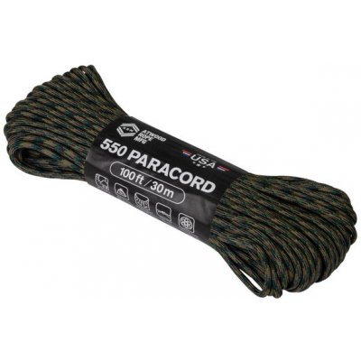 ATwood Rope Padáková šňůra Parachute Cord WOODLAND- 30 m