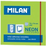 MILAN Blok lep NEON MILAN 76 x 76 mm zelený – Hledejceny.cz