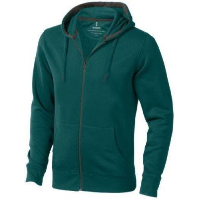 Elevate Arora HOODED FULL ZIP SWEATER zelená