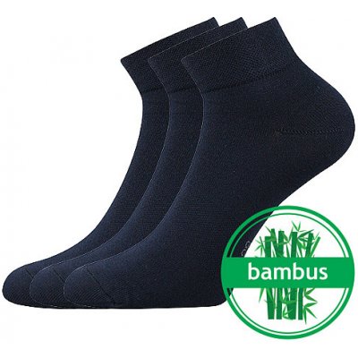 Lonka RABAN bambusové ponožky 3 páry Tmavě modrá