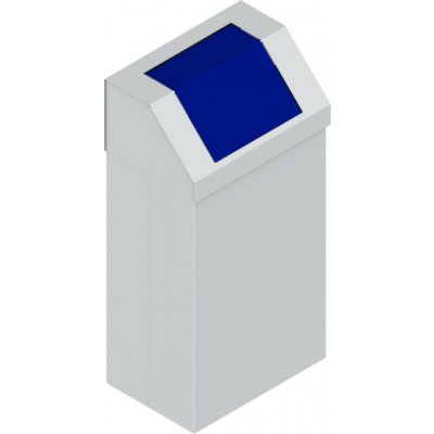 Kovos Koš na tříděný odpad 90 l modrá klapka – Zboží Mobilmania