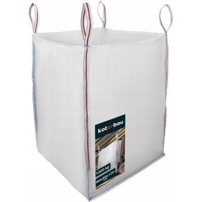 BIG BAG KONTEJNER 90x90x120 CM PYTEL NA ODPAD, SUŤ, KAMENÍ, ODPADKY 1000 kg – Hledejceny.cz