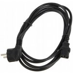 Kabel C-TECH síťový 3m VDE 220/230V napájecí PC-186-VDE-3M – Zboží Živě
