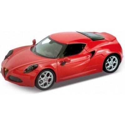 Welly Model auta Alfa 4C červená 1:24 – Hledejceny.cz