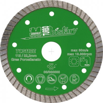 Montolit Diamantový kotouč 125 mm TCS125E – Zboží Dáma