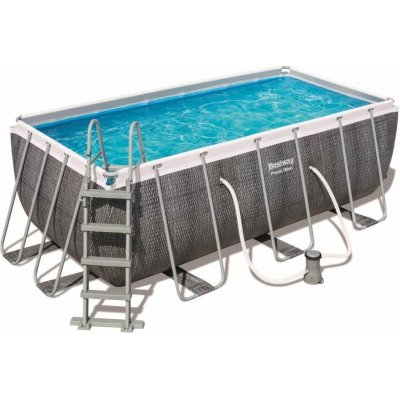 Bestway Power Steel Rattan 4,12 x 2,01 x 1,22 m 56722 – HobbyKompas.cz