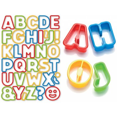 Vykrajovátka abeceda Tescoma DELÍCIA KIDS, 34 ks – Zboží Dáma