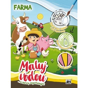 Jiri Models Maluj vodou A4 Farma omalovánky