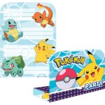 PÁRTY Pozvánky & Obálky Pokémon – Zboží Mobilmania
