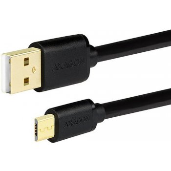 Axagon BUMM-AM10QB Micro USB, 2A, 1m, černý