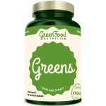 GreenFood Greens Chlorella Spirulina Mladý ječmen 120 kapslí