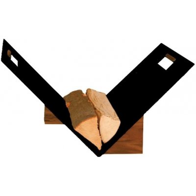 Lienbacher Koš na dřevo ocelový černý
