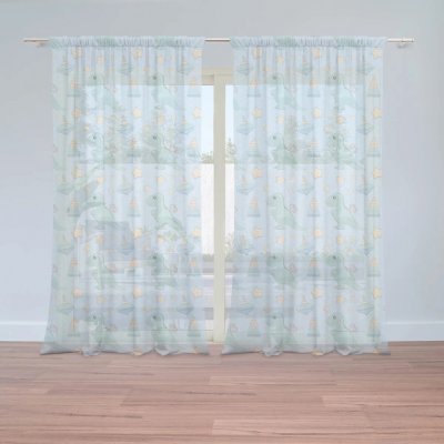 Sablio Záclony Natahovací dinosaurus: 2ks 150x250cm – Hledejceny.cz