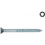 Vrut UNI-TEC SD 6x70 mm T30, částečný závit, zinek bílý, zápustná hlava 150ks – Hledejceny.cz