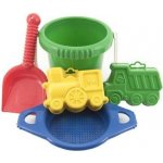 LORI 208 Kbelík, sítko, lopatka a bábovičky na písek – Sleviste.cz