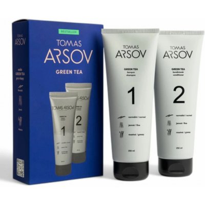 Tomas Arsov GREEN TEA šampon 250 ml + kondicionér 250 ml set – Sleviste.cz