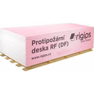 Deska sádrokartonová Rigips RF (DF) 12,5×1250×2000 mm – Hledejceny.cz