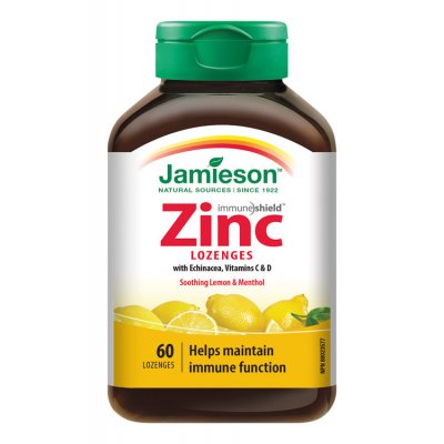 Jamieson Zinc citrón a máta 60 pastilek – Hledejceny.cz