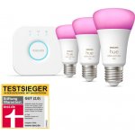 Philips Hue White and Color Ambiance 9W 1100 E27 promo starter kit – Sleviste.cz