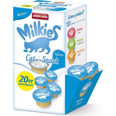 Milkies Snack Active 20 x 15 g – Zboží Mobilmania