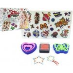 Teddies Tetování s doplňky razítka 2ks v krabici 22x16x3,5cm – Zboží Mobilmania