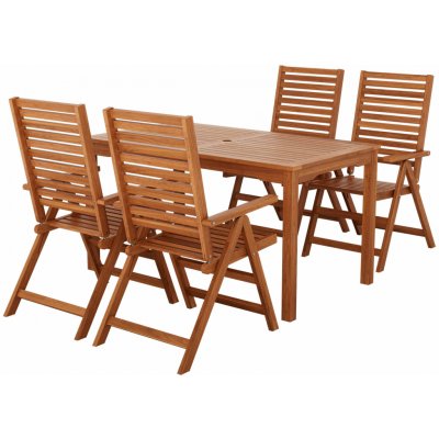 LIVARNO Sada zahradního nábytku Sevilla, 5dílná, akácie – Hledejceny.cz