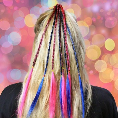 Gumička s copánky - růžová – Hledejceny.cz