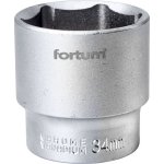 FORTUM Klíč nástrčný, 1/2', 34,0mm, L 44mm, 61CrV5, 4700434 – Zboží Dáma