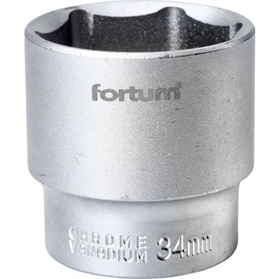 FORTUM Klíč nástrčný, 1/2', 34,0mm, L 44mm, 61CrV5, 4700434 – Zboží Dáma