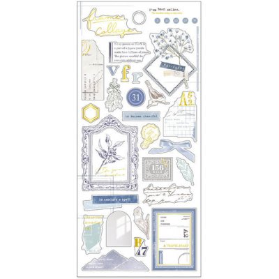 Mind Wave samolepky Mind Wave kolekce frame collage blue – Zboží Mobilmania