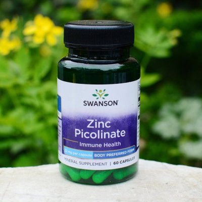 Swanson Pikolinát Zinku 22 mg 60 kapslí – Hledejceny.cz