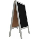 Allboards, Reklamní áčko s křídovou tabulí 118 x 61 cm, PK96GREY – Zboží Živě