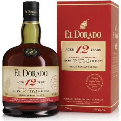 El Dorado Finest Demerara 12y 40% 0,7 l (karton) – Zbozi.Blesk.cz