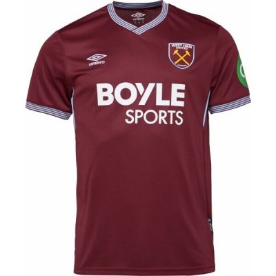 Umbro West Ham home SS shirt vínová – Zboží Dáma