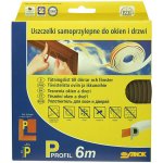 STOMIL Těsnění profil P1 9x5,5mm 6m hnědé – Hledejceny.cz
