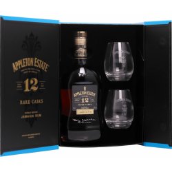 Appleton Estate Rare 12y 43% 0,7 l (dárkové balení 2 sklenice)