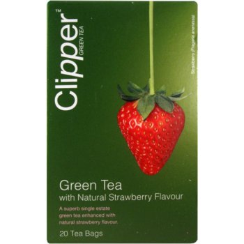 Clipper čaj green Tea with Strawberry flavour 20 x 2 g