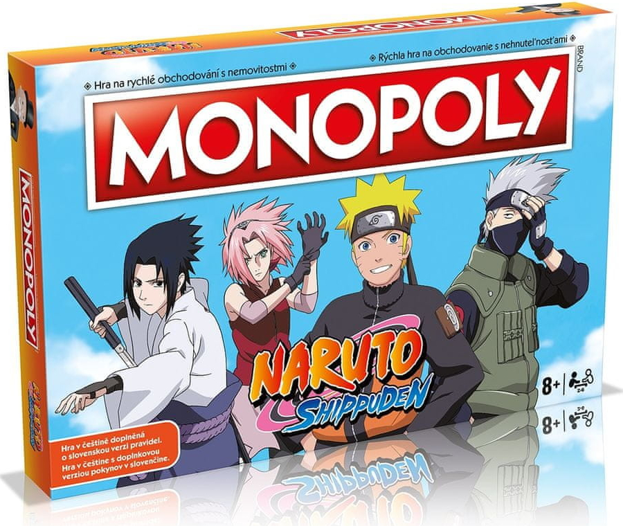 Winning Moves Monopoly Naruto CZ/SK