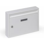 Poštovní schránka, vhodná do sestav, 240 x 320 x 60 mm, bílá – Hledejceny.cz