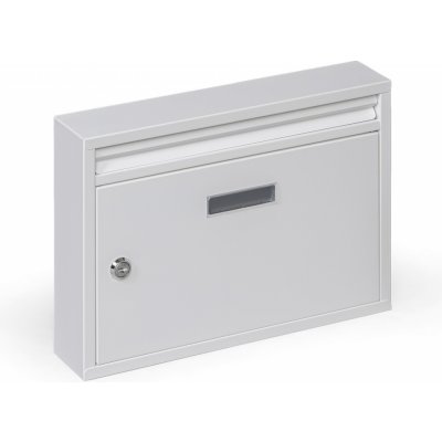 Poštovní schránka, vhodná do sestav, 240 x 320 x 60 mm, bílá – Hledejceny.cz