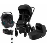 Britax Set Smile III + korba + autosedačka Baby Safe iSense + báze 2022 Space Black – Zboží Mobilmania