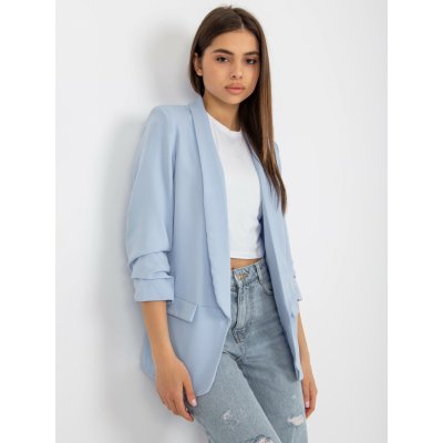 Italy Moda Blazer-DHJ-MA-7684.15P-Light Blue šedá – Zboží Dáma