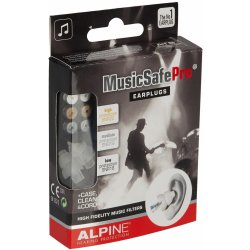 Alpine MusicSafe Pro Silver SNR 14,17+18 dB 1 pár špunty do uší - Nejlepší  Ceny.cz