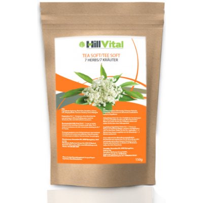 HillVital Čaj Soft ekzém lupénka 150 g
