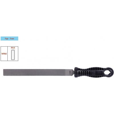 pilník dílenský Ajax plochý lehký PLO 250/3 25x4 – Zboží Dáma