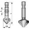 Vrták Bučovice Tools Kuželový záhlubník tříbřitý 90° bit D12,4 HSS - BU844-124