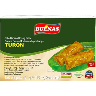Buenas Závitky ke smažení s banánem a jackfruitem Turon 454 g – Zboží Dáma